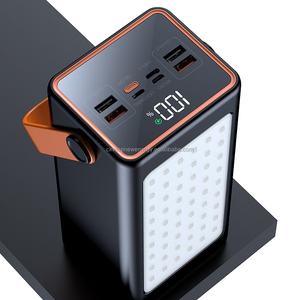 ไฟ LED 100W สำหรับตั้งแคมป์กลางแจ้ง พาวเวอร์แบงค์ <span class=keywords><strong>50000mAh</strong></span> 100000mAh ชาร์จเร็ว แบตเตอรี่สำรองสำหรับเดินทาง ชาร์จมือถือแบบพกพาสำหรับกรณีฉุกเฉิน - Product Image 2
