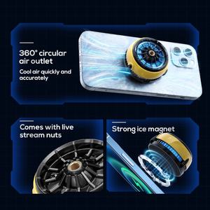 MEMO CX04 Cooler <b>Phone</b> Nut for Live Broadcasting Magnetic Cooling Fan for <b>Mobile</b> <b>Phone</b> - Product Image 4