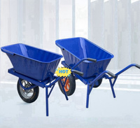 250kg 500kg Petite brouette à plat Chariot à main Camion agricole Mini Dumper Chariot pour jardin Béton