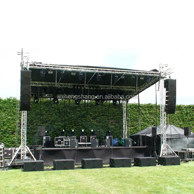 High quality  best-selling  durable outdoor wedding stage  podium background  mobile stage truss