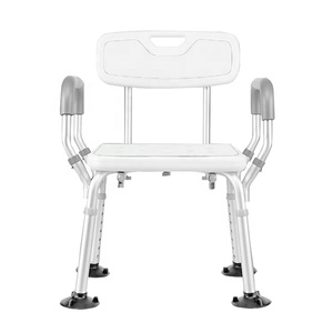 Chaise de douche pliable réglable durable Ksitex KB-6402L orange à vendre, avec siège-banc pour personnes âgées et handicapées - Product Image 2