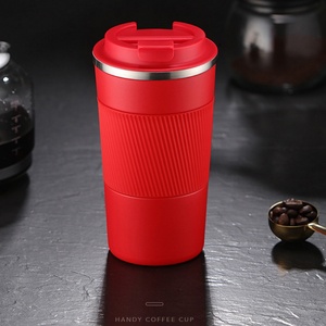 NEW 316 Stainless Steel <b>Double</b> <b>Wall</b> Vacuum Flask Reusable Coffee <b>Mug</b> Office Cup 24hrs Thermal Insulation 510ML Eco-Friendly Lid - Product Image 4