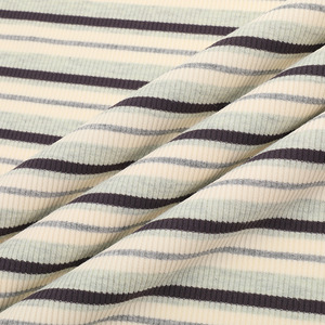 Tela elástica acanalada teñida con hilo para cuello, puños, suéter, camisa, vestido, ribete de punto, tela de poliéster y rayón para puños. - Product Image 6