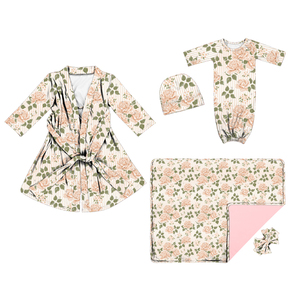 <span class=keywords><strong>Ropa</strong></span> de bebé conjunto de alta calidad de 2021 de 100% de algodón de las mujeres traje de mamá y Bebé <span class=keywords><strong>Ropa</strong></span> aceptar OEM cómodo bebé traje de <span class=keywords><strong>baño</strong></span> - Product Image 5