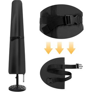 Femuar esterno impermeabile Patio copertura ombrello per 7ft 9ft mercato parasole poliestere Push Rod coperture