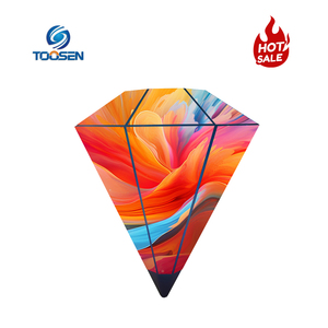 TOOSEN 핫 맞춤형 특수 모양 P4 유연한 <span class=keywords><strong>LED</strong></span> 스크린 실내 및 실외 유연한 크리에이티브 교수형 벽돌 모양 <span class=keywords><strong>LED</strong></span> 디스플레이 - Product Image 2