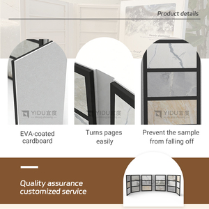 Catalogue d'échantillons de carreaux de céramique et de quartz en carton résistant à l'usure, avec impression multi-processus, pour la présentation de marbres - Vente en gros - Product Image 2
