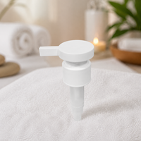 Pompe distributrice de savon liquide en plastique 24/410 anti-déversement à visser, bouchon de bouteille de lotion 24 mm, vente en gros usine