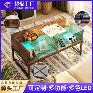 Cross-border popular coffee <b>tables</b>, dining <b>tables</b>, office desks, furniture wholesale, creative milk tea <b>tables</b>, sofas, <b>side</b> - Product Image 5