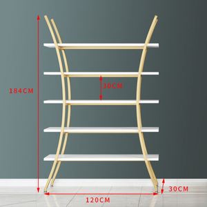 Hot Sale Custom <strong>Retail</strong> Cosmetic Store <strong>Display</strong> Shelves Multi -layer Shiny Gold Beauty Salon <strong>Display</strong> Rack Perfume <strong>Display</strong> <strong>Stand</strong>