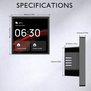 Panneau <span class=keywords><strong>de</strong></span> commande intelligent Tuya pour la maison, écran tactile <span class=keywords><strong>de</strong></span> 4 pouces avec Alexa Voice, passerelle WiFi ZigBee SigMesh pour la maison et l'hôtel - Product Image 3
