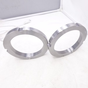 KM15 KM16 KM17 KM18 <span class=keywords><strong>KM19</strong></span> KM20 Tuercas de bloqueo AN15 AN16 AN17 AN18 AN19 AN20 Arandela solar redonda ranurada con rosca métrica - Product Image 1