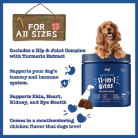 Glucosamine OEM pour chiens, complément pour les hanches et les articulations, 120 comprimés à mâcher pour chiens avec chondroïtine et MSM, complément pour l'arthrite pour animaux de compagnie