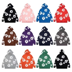 เสื้อฮู้ดดี้พิมพ์ลายพัฟฟ์คุณภาพสูง ดีไซน์เนอร์สตรีทแวร์ แบรนด์ Tears สำหรับผู้ชายและผู้หญิง ผลิตจากผ้าฝ้ายแท้ 100% เสื้อฮู้ดดี้แบบสวมหัว ทรงบับเบิ้ล - Product Image 4