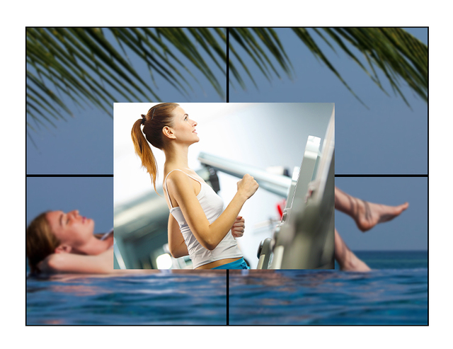 Monitor Multi-screen Settings - Set the Number of Displayed Screens - Supports Ultra-high Resolution 4K and 8K