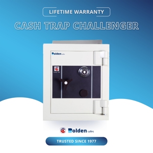Retail Cashier Area Cash Deposit Safe Fire and Theft Resistant Safe <b>Box</b> with Extra Security for Store CT-150 - Product Image 2