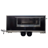 Camion de restauration mobile de qualité supérieure, cuisine complète, remorque de restauration rapide en fibre de verre et aluminium, meilleur prix pour les confiseries