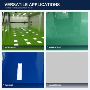 Peinture époxy à base d'eau auto-nivelante à haute brillance et résistante aux rayures (brillante) pour sols commerciaux - Product Image 3