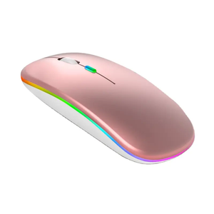 Ultra Slim RGB Lighting <b>Wireless</b> <b>Mouse</b> Dual Mode BT Rechargeable <b>for</b> Gaming on Desktop <b>Laptop</b> Tablet-No MOQ - Product Image 4
