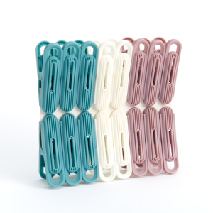 Lot de 16 pinces à <span class=keywords><strong>linge</strong></span> en plastique antidérapantes et résistantes au vent, fournitures pour ligne à <span class=keywords><strong>linge</strong></span> intérieure/extérieure, pour vêtements, chaussures, sacs, nourriture, épingles à <span class=keywords><strong>linge</strong></span> - Product Image 1