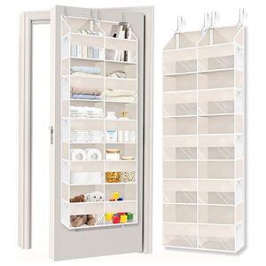 5 Tiers Extra Large Behind <b>Door</b> Storage of 10 Compartments 50 Lbs <b>Weight</b> Capacity Over the <b>Door</b> Organizer - Product Image 1