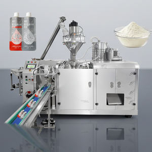 Machine d'emballage automatique de poudres pour boissons santé en doypack, machine d'emballage de poudre de protéines de lactosérum, de collagène et de vitamines en sachet - Product Image 1