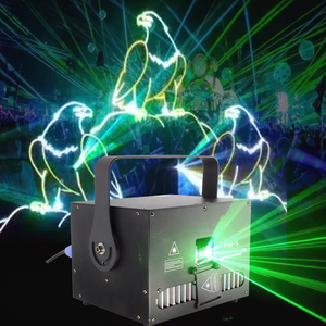 Đèn <span class=keywords><strong>laser</strong></span> ngoài trời 6W full-color hoạt hình, chống nước, hiệu ứng cực quang, chiếu sáng sân khấu, điểm tham quan - Product Image 1