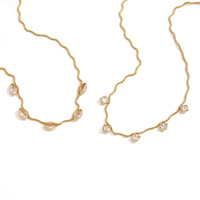 Collier tendance en acier inoxydable plaqué or avec imitation perle, chaîne à maillons étoile et pendentif cœur pour femme, idéal pour un anniversaire
