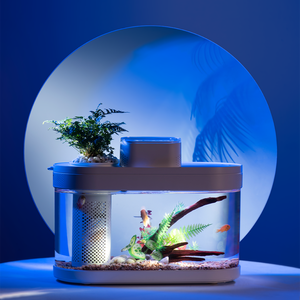 DESGEO C180 Piccolo Acquario Automatico per Allevamento Pesci, Anfibio Eco Pro con Box WIFI, Illuminazione a Gamma Geometrica, in Plastica - Product Image 2