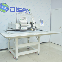 Machine à broder informatisée commerciale à tête unique avec grande zone de broderie 1200x500mm pour broderie plate et cordonnée - Prix