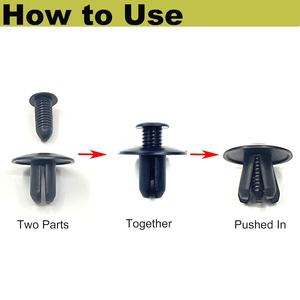 100 Piezas de Retenedores de Plástico Antideslizantes para Automóviles, Venta Directa de Fábrica - Product Image 4