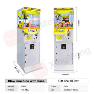 Mini machine à griffes pour enfants, à jetons, attrapeur de prix pour bonbons, peluches et cadeaux, jeu d'arcade - Product Image 4