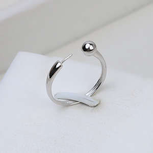 Anillo Abierto Ajustable Wenchi S925 de Plata para Joyería DIY con Perlas, Modelo 16684 para Niñas, Ideal para Actividades de Baile - Product Image 1