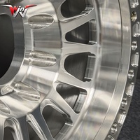 Jantes Beadlock 17x9 pouces 5 branches 4x4 tout-terrain 6x135 6x139.7 en alliage d'aluminium pour Dodge Charger