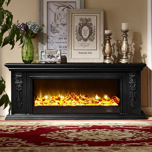 Console TV autoportante en <span class=keywords><strong>bois</strong></span> avec télécommande, <span class=keywords><strong>insert</strong></span> de cheminée électrique à effet de flamme LED pour maison <span class=keywords><strong>et</strong></span> hôtel - Product Image 5