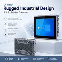 Computadora Comercial con Pantalla Táctil de 10.4 Pulgadas, Doble LAN, COM, USB para Kiosco de Autoservicio, OEM, ODM, Pantalla Táctil Personalizada, PC Todo en Uno