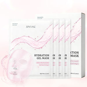 Masque facial en gel hydratant OEM ODM 28g, poudre de collagène à la vitamine C, blanchissant, anti-rides, adapté aux peaux normales - Product Image 5