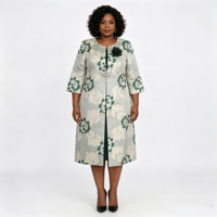 Robe longue grande taille deux pièces pour femme, tenue de cérémonie turque, robe africaine deux pièces