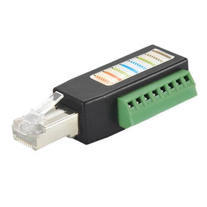 Адаптер RJ45: Разъем RJ45 (штекер) на 8-контактный винтовой клеммный блок без пайки для сборщика данных Campbell - Product Image 2