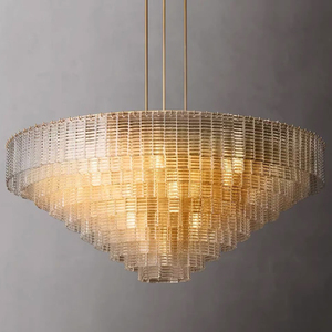 Lustre rond en verre de murano de style moderne LED Plafonnier Nordic Pendant Light - Product Image 4