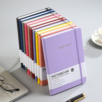 Carnet de notes A5 en cuir PU mignon, couverture rigide, personnalisé avec logo, pour l'école, vente en gros