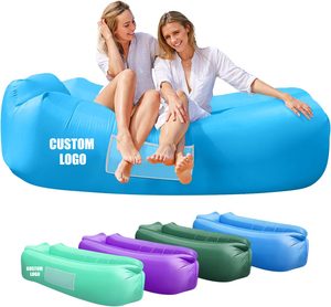 Wholesale Camping Accessories Outdoor <b>Inflatable</b> <b>Sofa</b> <b>Inflatable</b> Lounger Air <b>Sofa</b> Pink <b>Inflatable</b> Couch <b>Sofa</b> for Camping - Product Image 1