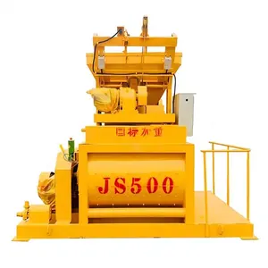 JS500コンクリートセメントミキサーギアボックススペアパーツ付きウォーターポンプ30m3/h 200L 300L 500L