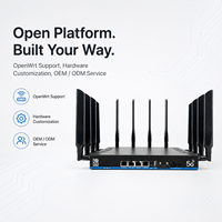Router CPE WiFi 7 5G de Grado Empresarial BE19000 Tri Banda MT7988AV 2.5G WAN LAN Ranuras para Doble SIM OpenWRT OEM ODM