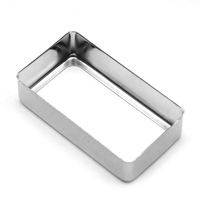 Penutup Kuningan Model-O untuk Humbucker 6 Senar 70x39x16.5MM