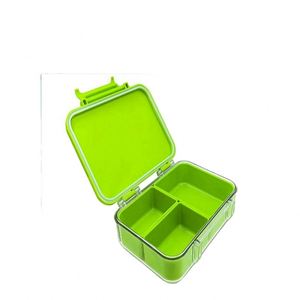 Leakproof 3-<b>Compartment</b> Kids Bento <b>Box</b>, BPA Free Plastic Snack Container, Microwave Safe <b>Lunch</b> <b>Box</b> for Toddlers, School - Product Image 5