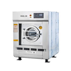 آلة تنظيف جاف كهربائية تجارية أوتوماتيكية بالكامل من هيلاكسين، هيكل من الفولاذ المقاوم للصدأ، سعة 30 كجم، رائجة - Product Image 1