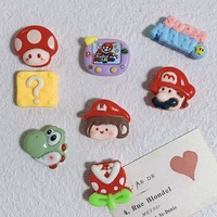 Mini charms en résine à dos plat, cabochons de dessins animés, ornements artisanaux, décorations à coller, accessoires DIY, mode de Noël, coques de téléphone