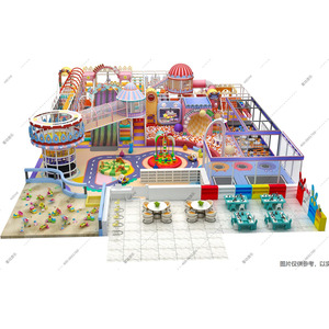 Équipement de parc de trampoline intérieur de haute qualité pour le divertissement des enfants avec des parcours d'obstacles - Product Image 3