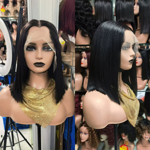 Promoción $60 Letsfly M Hair Line SDD Pelucas Bob Frontales de Encaje 13x6 Lisas como Hueso de 10 y 12 Pulgadas, 2 Tonos, Cabello Humano al por Mayor - Product Image 3